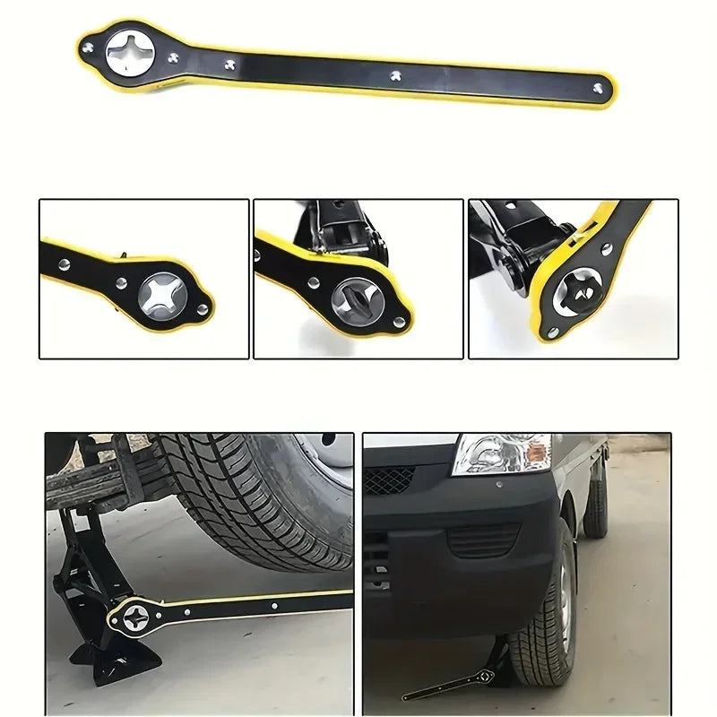 Chave de Catraca Para Macaco Hidráulico +ADAPTADOR GRÁTIS