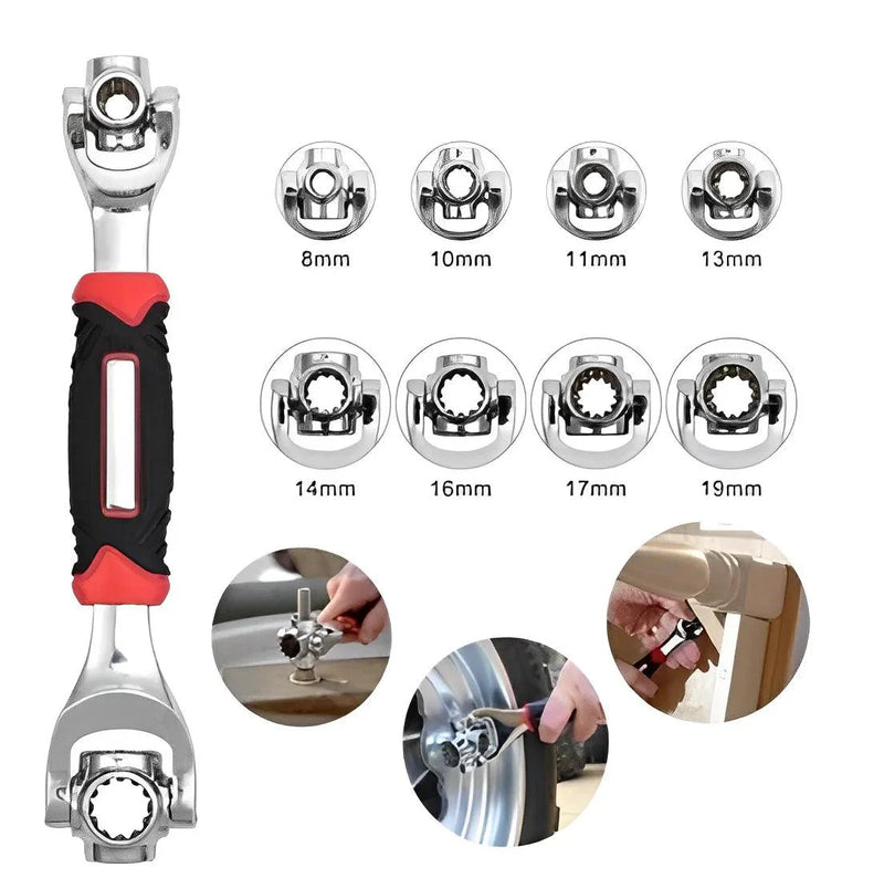 Chave Grip™ 360° - Universal e Multifuncional [48 FUNÇÕES + BRINDE GRÁTIS]
