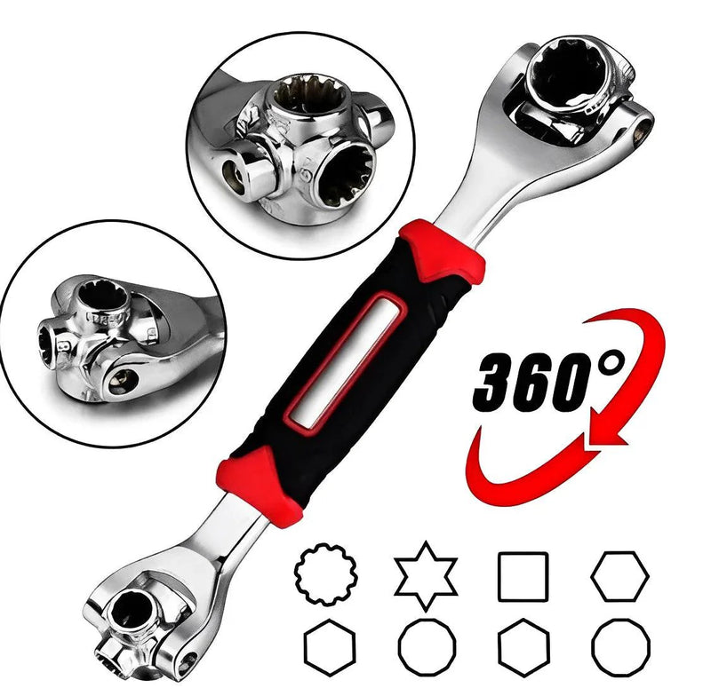 Chave Grip™ 360° - Universal e Multifuncional [48 FUNÇÕES + BRINDE GRÁTIS]