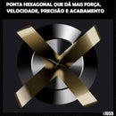 Kit de Brocas Para Porcelanato, Vidro e Cerâmica [COMPRE 5 LEVE 7 + BRINDE]